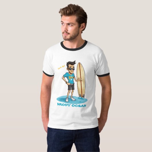 Brody Ocean Wavecrest T-shirt (Voorkant volledig)