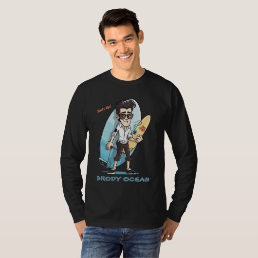 Brody Ocean Wavecrest T-shirt (Voorkant volledig)