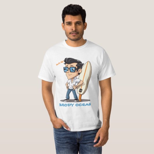 Brody Ocean Wavecrest T-shirt (Voorkant volledig)