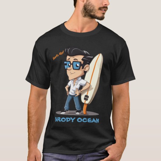 Brody Ocean Wavecrest T-shirt (Voorkant)