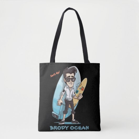 Brody Ocean Wavecrest Tote Bag (Voorkant)