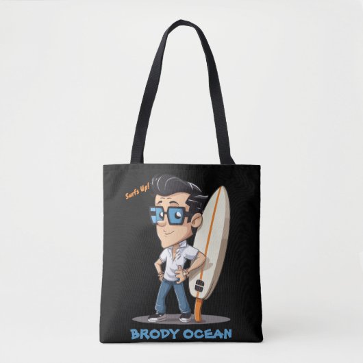Brody Ocean Wavecrest Tote Bag (Voorkant)