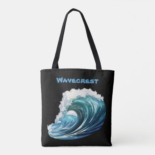 Brody Ocean Wavecrest Tote Bag (Achterkant)