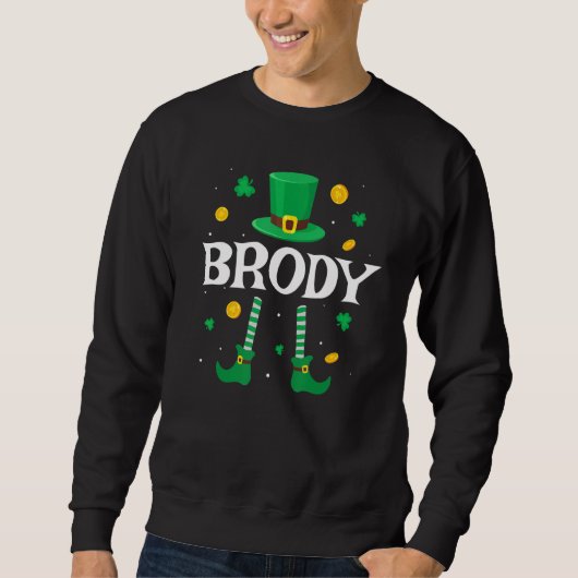 Brody Saint Patrick S Day Leprechaun kostuum Bro Trui (Voorkant)