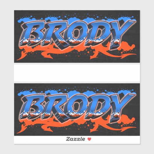 Brody Vorname Name Graffiti Aufkleber Sticker (Vel)