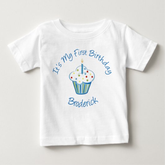 Brodys First Bday Shirt (Voorkant)