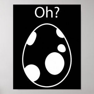 Broedend Ei Oh Gamer  Poster