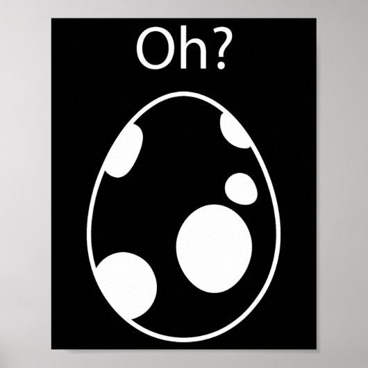 Broedend Ei Oh Gamer  Poster (Voorkant)