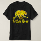 Broeder Beer Sunflower T-Shirt Funny Moeder Vader (Design voorkant)