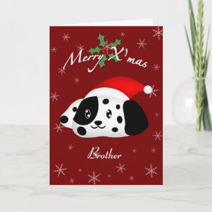Broeder Dalmatiër 2 Feestdagen Kaart