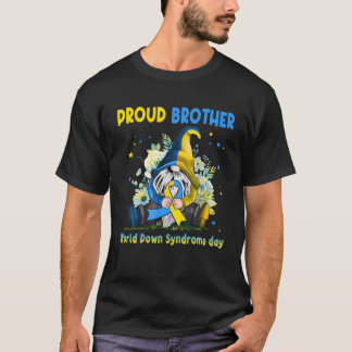 Broeder-downsyndroom van het familiebedrijf Gnome  T-shirt
