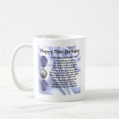 Broeder gedicht 70e verjaardag koffiemok (Links)