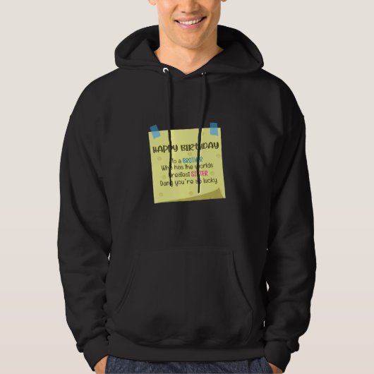 Broeder grootste zus hoodie (Voorkant)