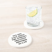 Broeder in de wet zandsteen onderzetter (Zijkant)