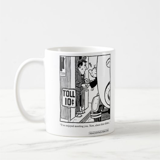 Broeder Juniper - Nu, over die tijd... Koffiemok (Links)