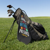 Broeder kerstfeest golfhanddoek (Groen)