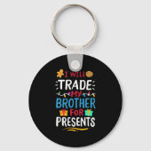 Broeder kerstfeest sleutelhanger (Voorkant)