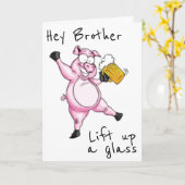 **BROEDER** KLAAR VOOR CELEBRAAT **ZWAARDAG ** KAA KAART (Gele Bloem)