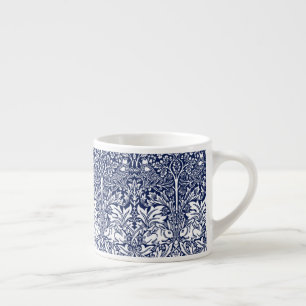 Broeder konijn Navy Blue Pattern William Morris Espresso Kop