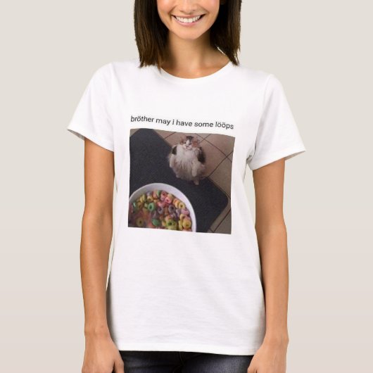 Broeder, mag ik een paar lussen hebben? t-shirt (Voorkant)