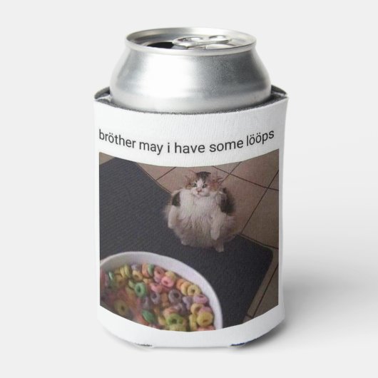 Broeder, mag ik wat lussen? blikjeskoeler (Blikje Voorkant)