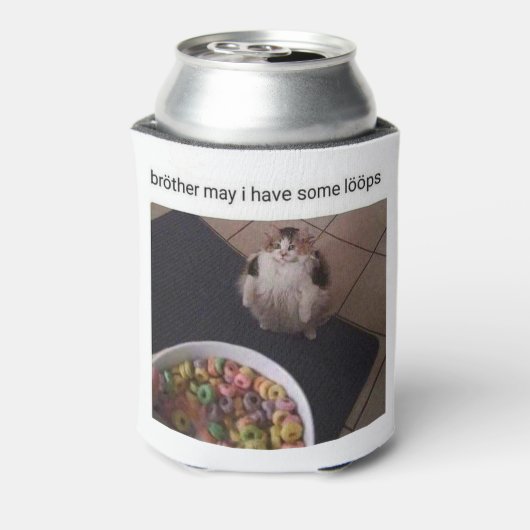 Broeder, mag ik wat lussen? blikjeskoeler (Blikje Achterkant)