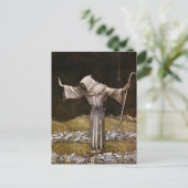 “Broeder Martin” Aquarel van John Bauer Briefkaart (Staand voorkant)