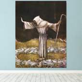 “Broeder Martin” Aquarel van John Bauer Canvas Afdruk (Insitu (Houten vloer))