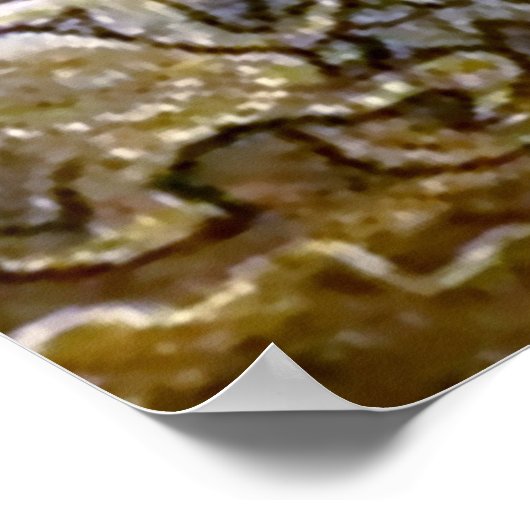 “Broeder Martin” Aquarel van John Bauer Poster (Hoek)