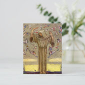 "Broeder Martin en de vogels" van John Bauer Briefkaart (Staand voorkant)