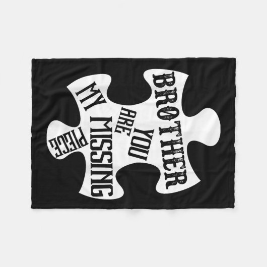 Broeder, mijn beschermeling engel je bent mijn ont fleece deken (Voorkant (Horizontaal))