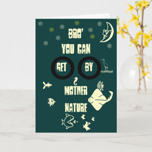 Broeder: Moeder Natuur. Kaart (Gele Bloem)