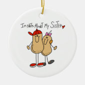 Broeder-moeren over mijn zus keramisch ornament (Voorkant)
