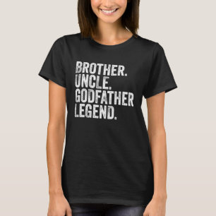 Broeder oom Godfather Legend favoriete oom Bob T-shirt