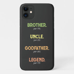 Broeder oom Godfather legend sinds jaar Case-Mate iPhone Case