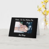 BROEDER, OP UW TROUWDAG EN ALTIJD KAART (Gele Bloem)