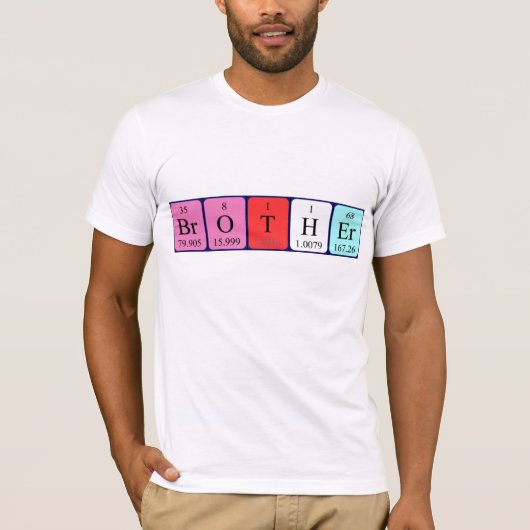 Broeder periodiek shirt van de Naam (Voorkant)