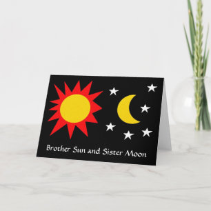 Broeder Sun en zuster Moon Kaart