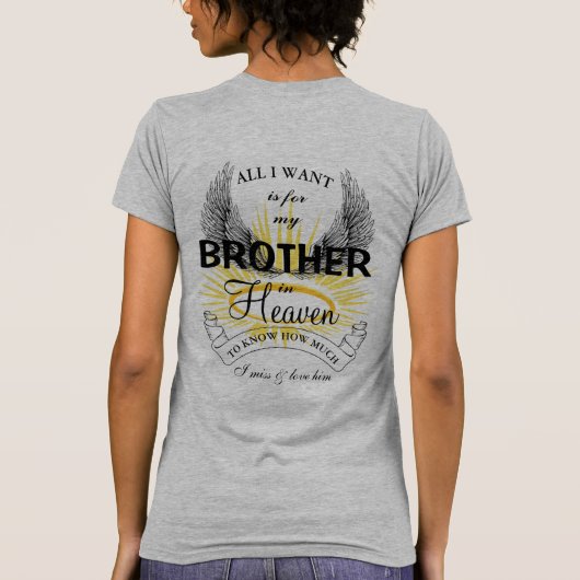 Broeder T-shirt (Achterkant)