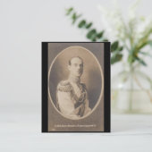 Broeder Tsaar GROOTHERTOG MICHAEL Romanov Rusland# Briefkaart (Staand voorkant)