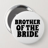 BROEDER VAN DE BRIDE BUTTON BADGE (Voorkant /achterkant)