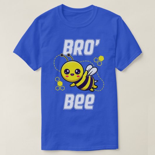 Broeder van de familie Birthday First Bee Day Outf T-shirt (Design voorkant)