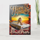 Broeder van de vogelkaart kaart (Voorkant)