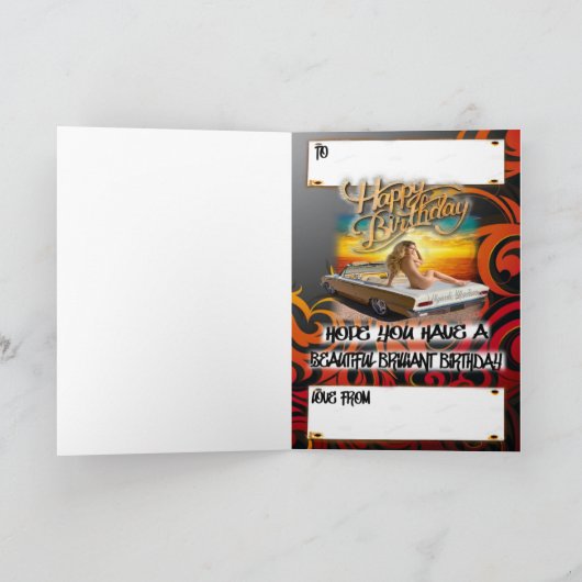 Broeder van de vogelkaart kaart (Binnen)