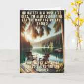 Broeder Verjaardag, 5 x 7 gevouwen kaart (Gele Bloem)