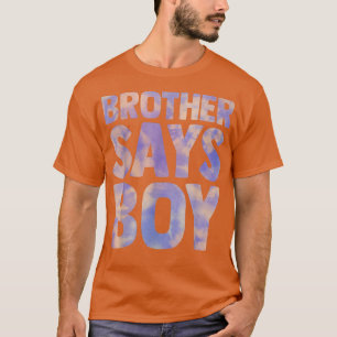 broeder zegt dat het mannelijk geslacht de zwanger t-shirt