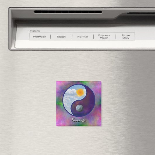 Broeder zon, zuster maan namaste magneet (Insitu (Vaatwasser))