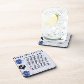 Broedergedicht 40e verjaardag onderzetter (Rechterzijde)