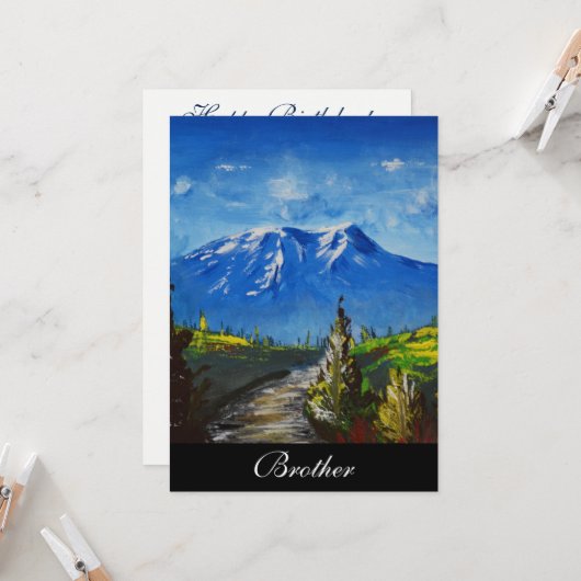 BroederKaart Kaart (Voorkant / Achterkant in situ)