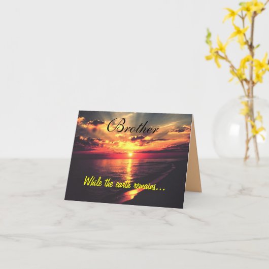 BroederKaart Kaart (Gele Bloem)